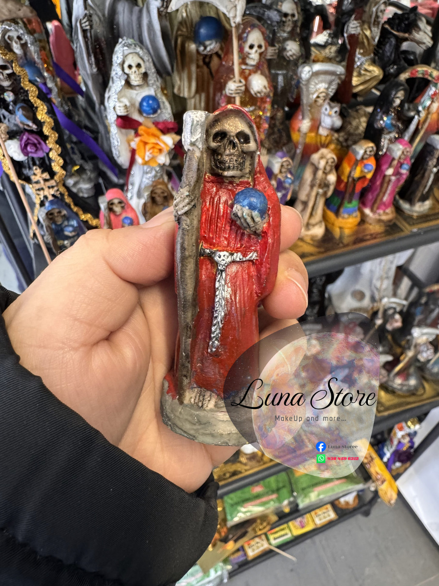 Santa Muerte Bolsillo 8 cm