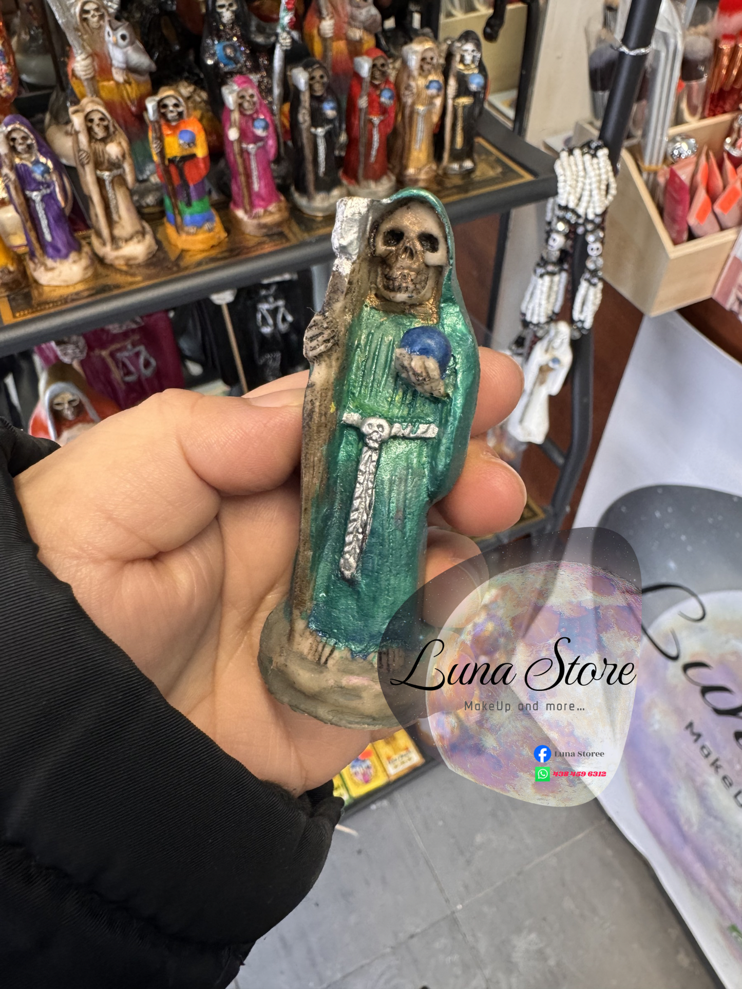 Santa Muerte Bolsillo 8 cm
