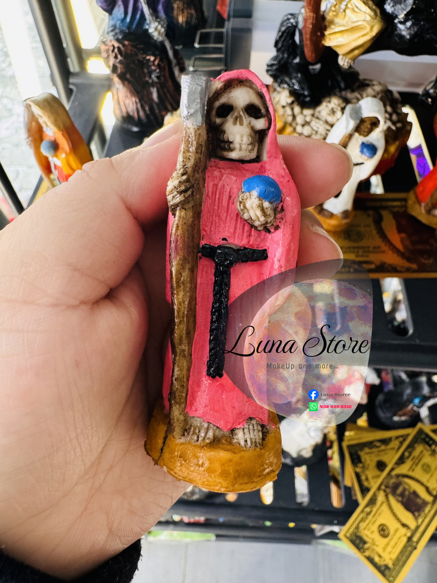 Santa Muerte Bolsillo 8 cm
