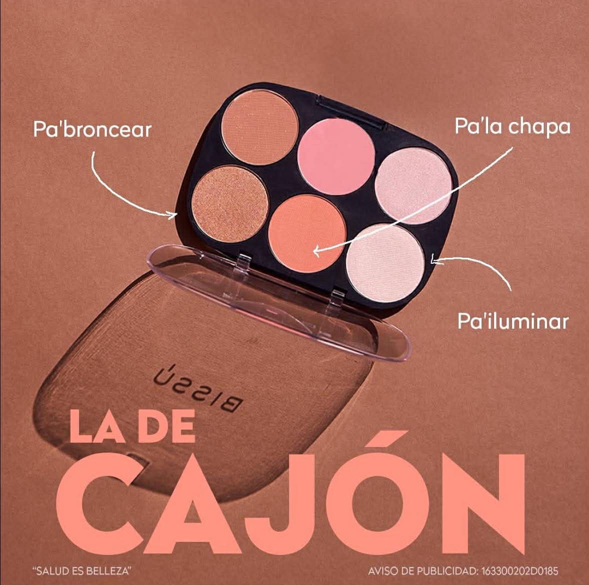 Paleta para Rostro BISSÚ/ RUBORES