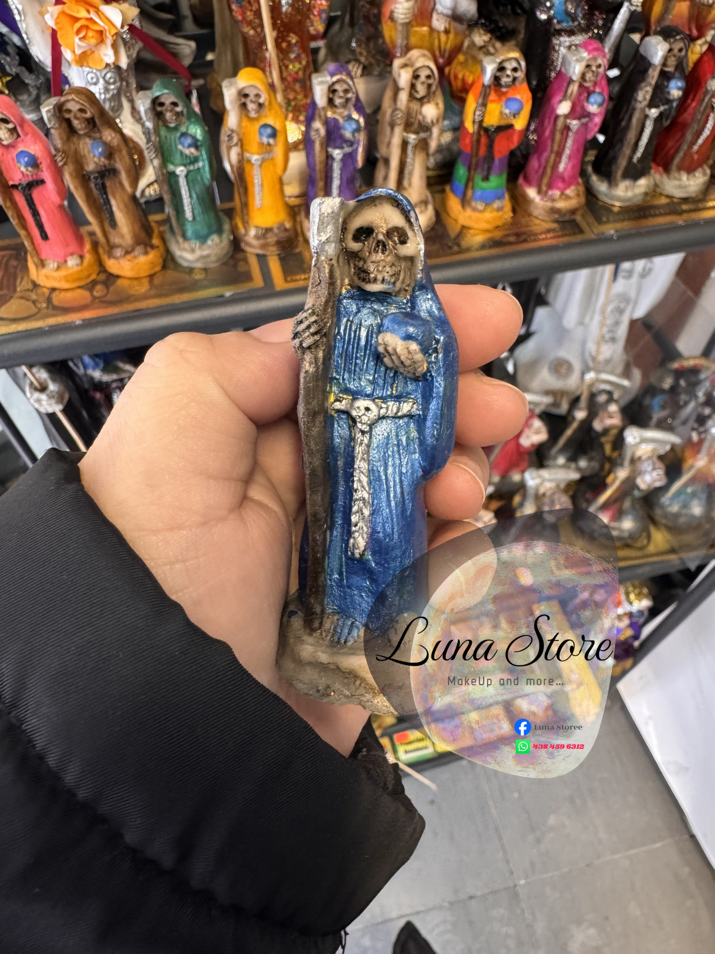 Santa Muerte Bolsillo 8 cm