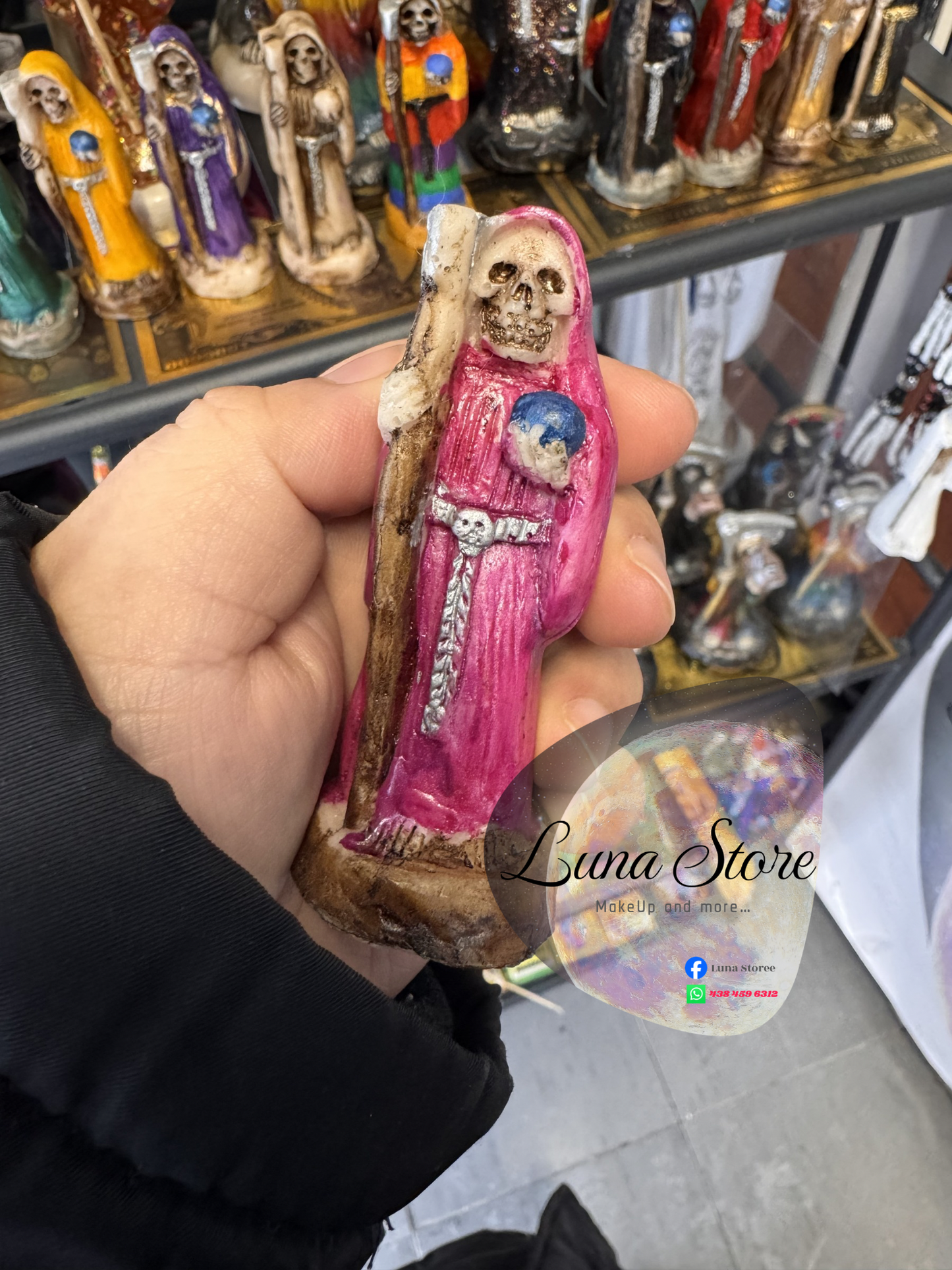 Santa Muerte Bolsillo 8 cm