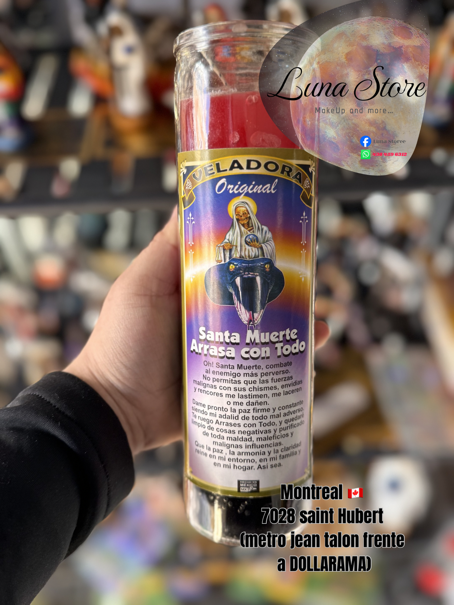 Veladora SANTA MUERTE / Santa Muerte Candle