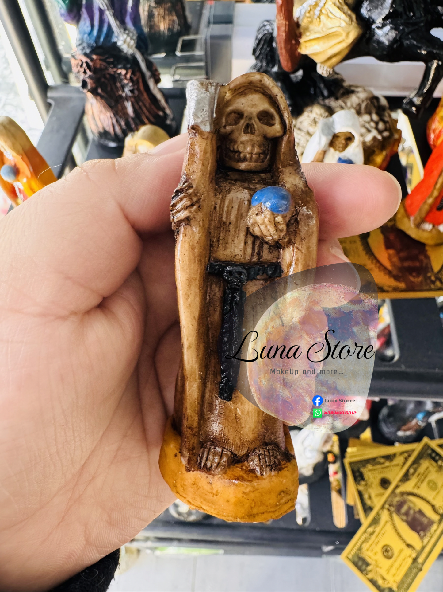 Santa Muerte Bolsillo 8 cm