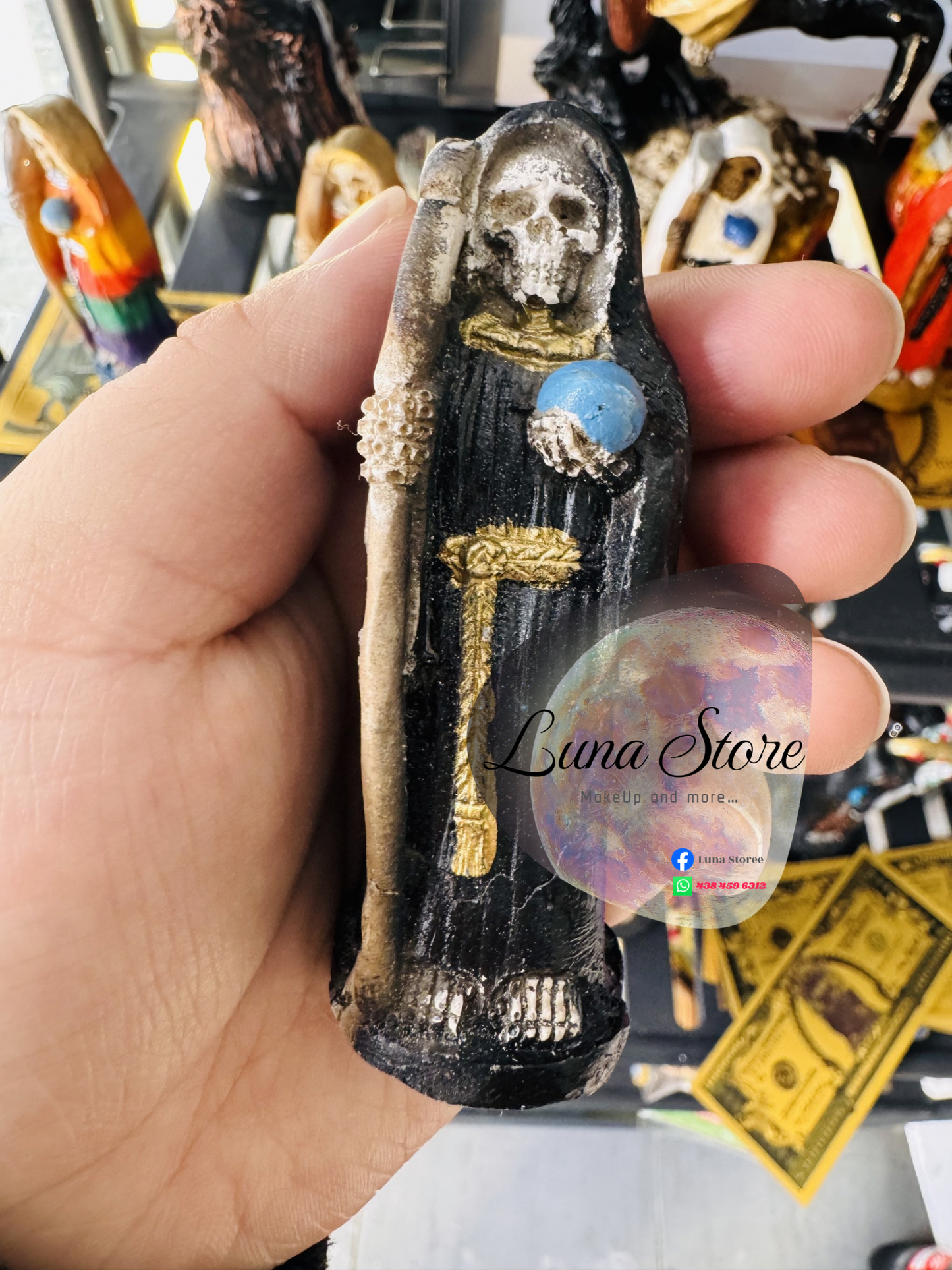 Santa Muerte Bolsillo 8 cm