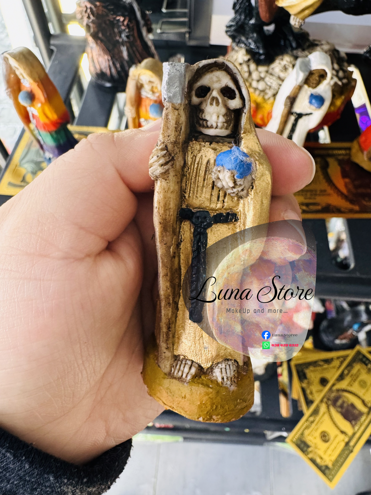 Santa Muerte Bolsillo 8 cm