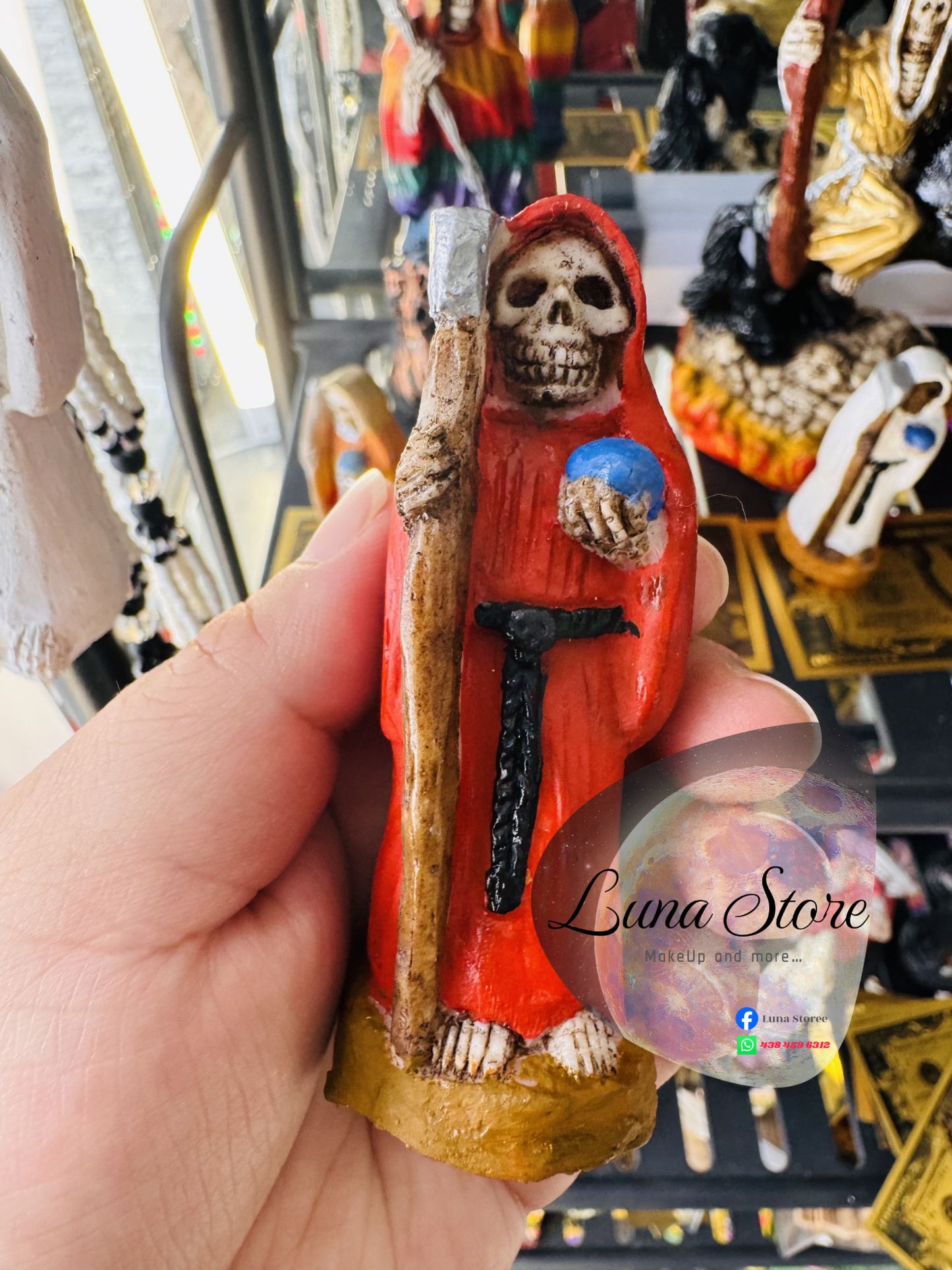 Santa Muerte Bolsillo 8 cm