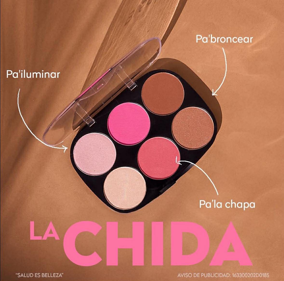 Paleta para Rostro BISSÚ/ RUBORES