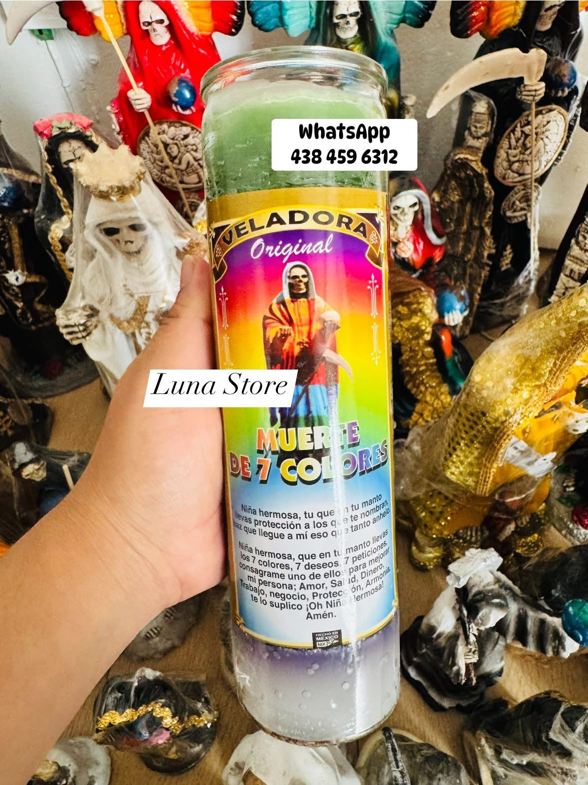 Veladora SANTA MUERTE / Santa Muerte Candle