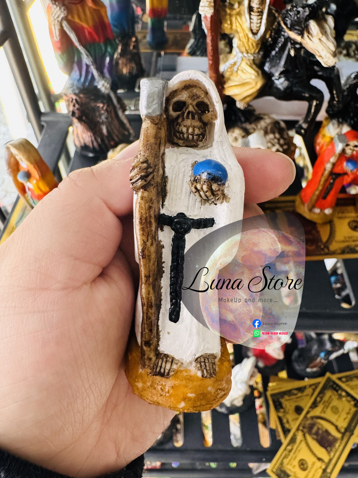 Santa Muerte Bolsillo 8 cm