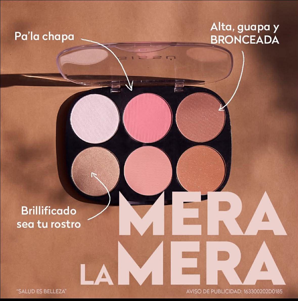 Paleta para Rostro BISSÚ/ RUBORES