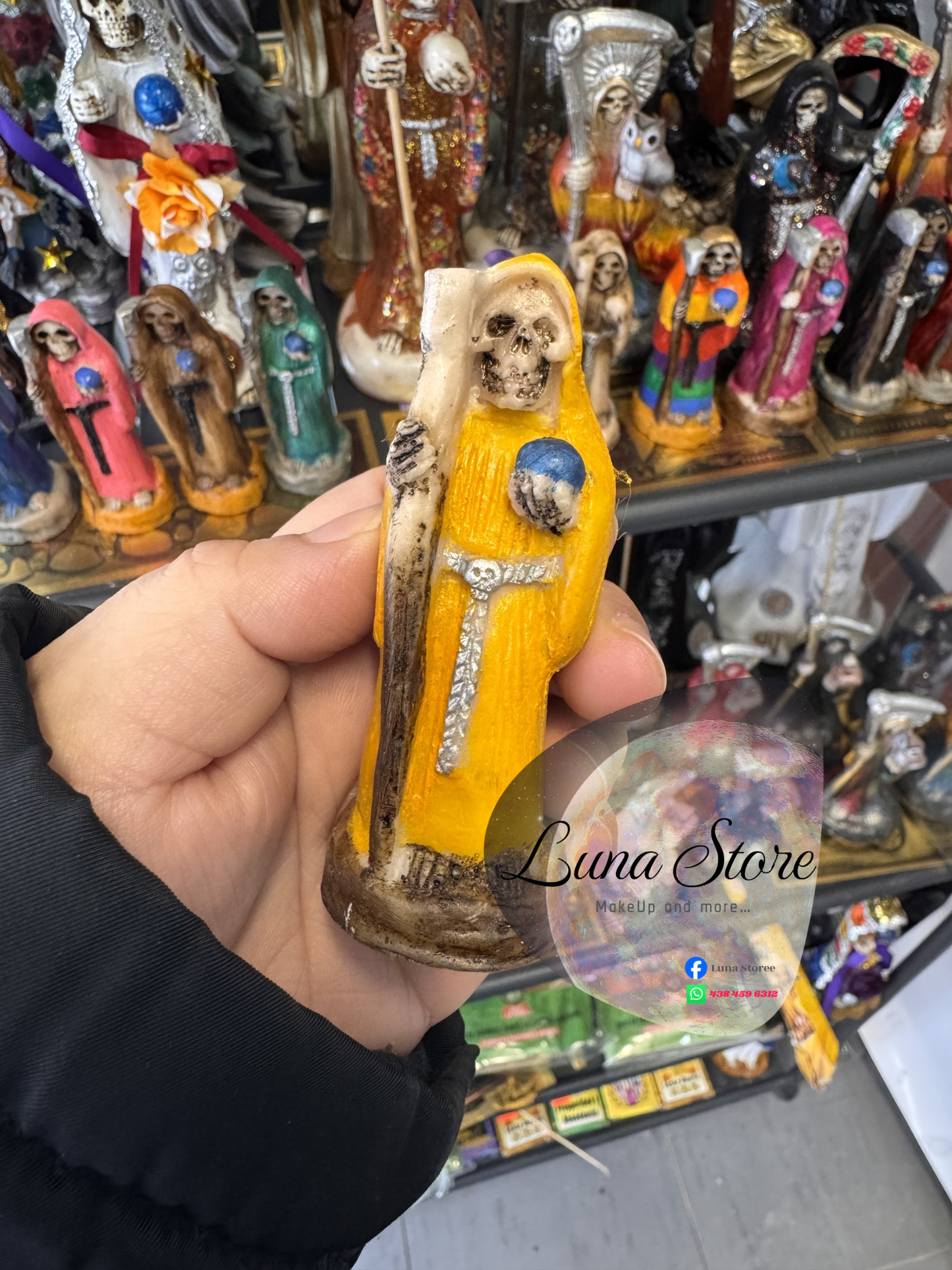Santa Muerte Bolsillo 8 cm