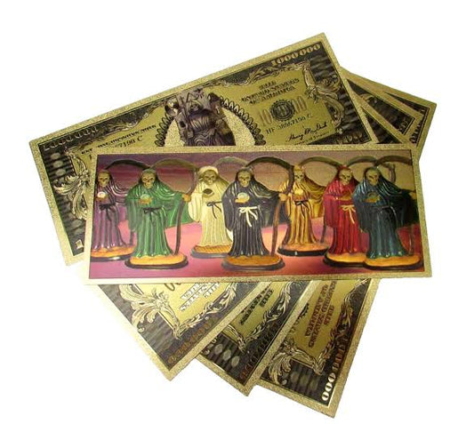 Billete dorado Abundancia